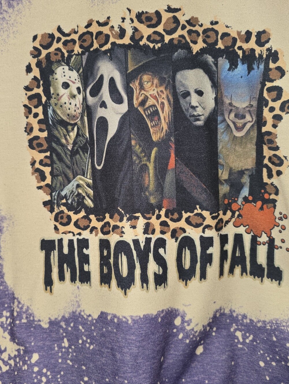The Boys of Fall Horror Movie Killers Long Sleeve Shirt XL
